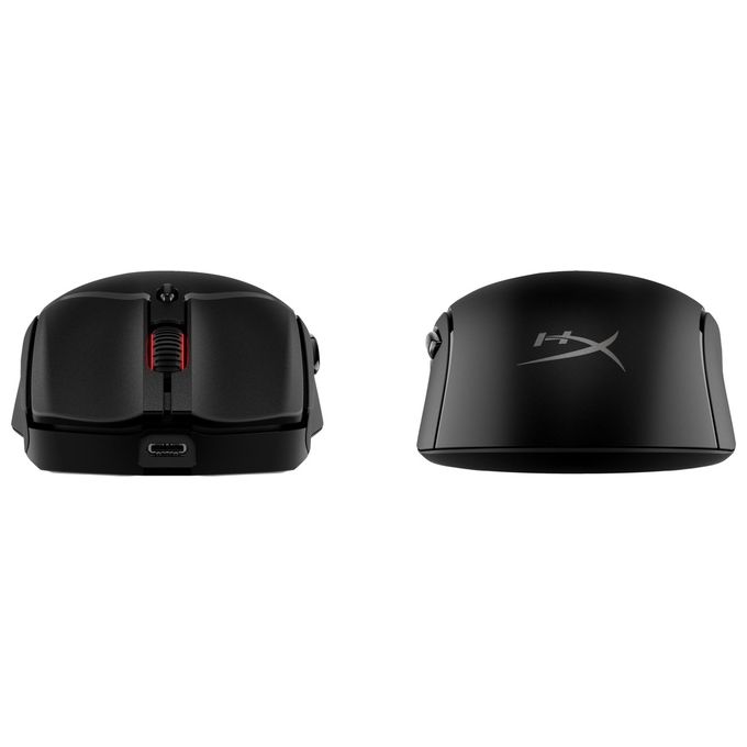 HyperX 6N0B0AA Pulsefire Haste 2 Mouse da gaming wireless 26000 DPI 6 tasti programmabili 100 ore batteria colore Nero