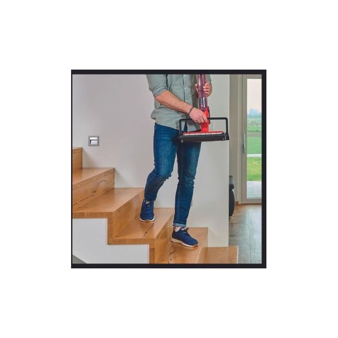 Einhell 3437110 CLEANEXXO Pulitore per pavimenti a batteria 18V Power X-Change 290 mm Boost autopulente senza batteria colore Rosso