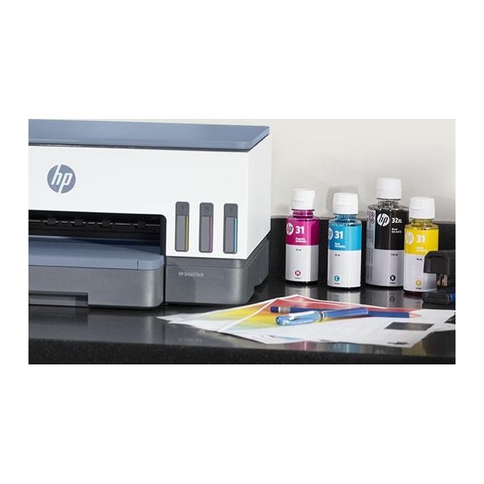 HP 28B54A Smart Tank Plus 7005 Stampante Multifunzione Inkjet A4 Wi-Fi Fronte Retro Automatica 12.000 pag Nero 8.000 pag Colore colore Bianco