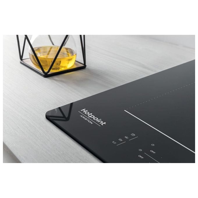 Hotpoint HB 3160C NE Piano cottura a induzione 59 cm 4 zone Flexi Duo Touch 7200 W colore Nero