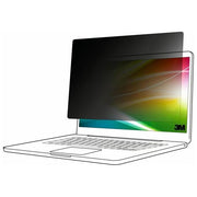 3M BP141W1B Filtro per la Privacy per Notebook 14.1'' Formato 16:10 Tecnologia Nanolouver Antiriflesso Riduzione Luce Blu Angolo Visione 60° colore Nero