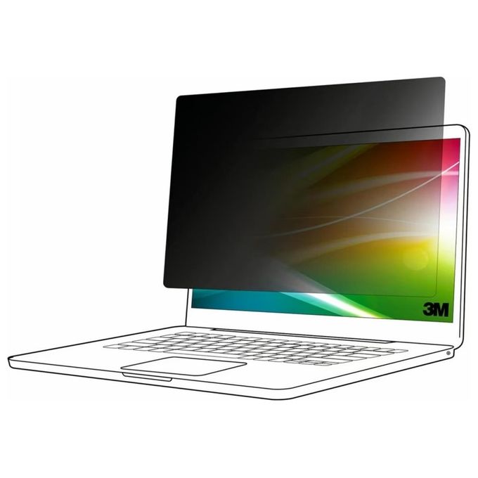 3M BP160W1B Bright Screen Filtro Privacy per Notebook 16'' 16:10 Nanolouver Anti Luce Blu compatibile Touch