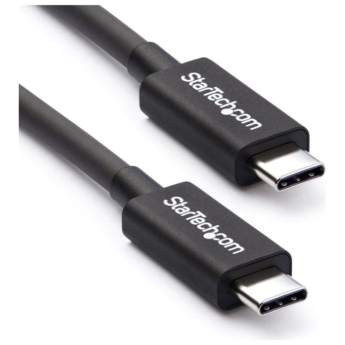 Startech cavo thunderbolt 3 usb-c ( 40gbps) da 0,5m - compatibile con thunderbolt e usb