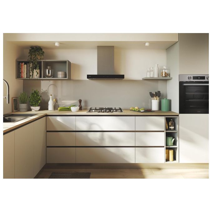Candy 33803482 Moderna Piano cottura Gas 59.5 cm 4 Fornelli colore Acciaio inox