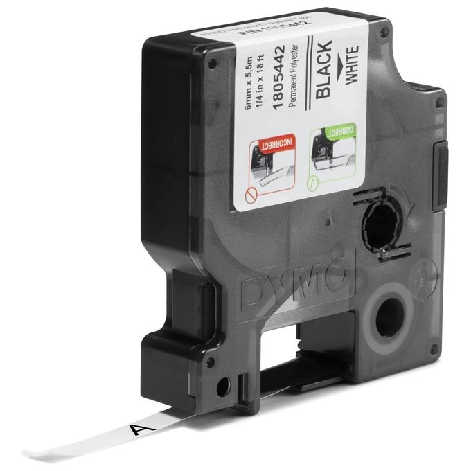 Dymo Nastro 6mmx5.5m Poliestere Ne Bi