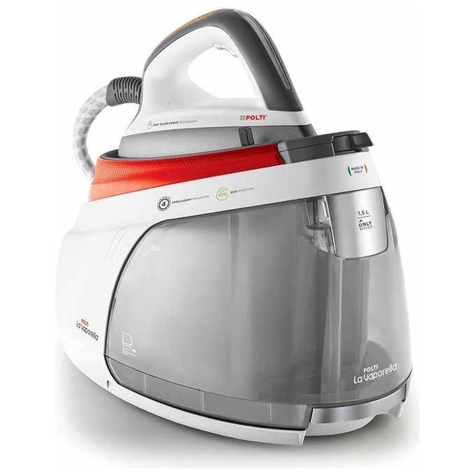 Polti PLEU0262 La Vaporella XM84C Ferro da Stiro con Caldaia 2350 W 7,5 bar 1,5 L 4 Programmi Funzione Eco colore Bianco Rosso