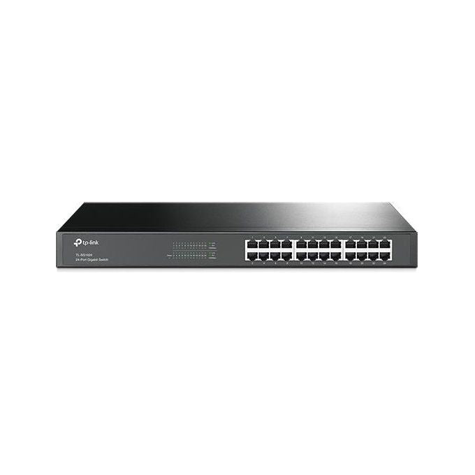 TP-LINK switch 24 porte lan gigabit metal case rackmount 19'' 1u