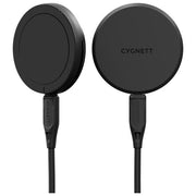 Cygnett CY5061CCRGP ChargePuck Caricabatterie Wireless Qi2 15W USB-C Ricarica Rapida Magnetica colore Nero