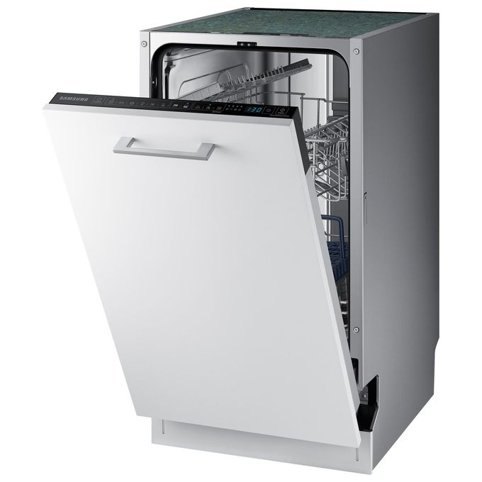 Samsung DW50R4060BB Lavastoviglie Incasso Slim 9 coperti Classe E 44 dB AquaStop Auto Open (82x45x55 cm) colore Nero