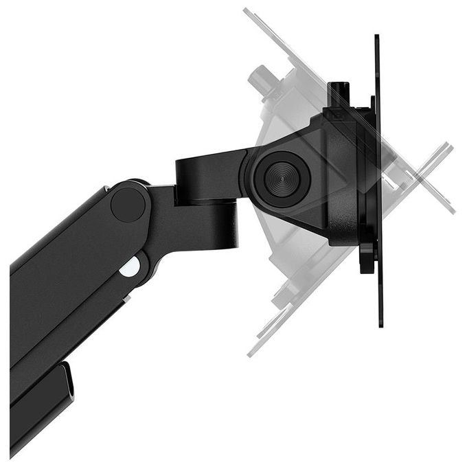 Neomounts W128881659 NEXT Slim Braccio da Scrivania per Monitor 17''-35'' 9 Kg VESA 100x100 mm con Molla a Gas colore Nero