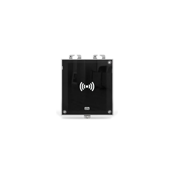 2N 9160344 Access Unit 2.0 Lettore Controllo Accessi RFID 125kHz 13.56MHz NFC PoE IP54 IK08 colore Nero