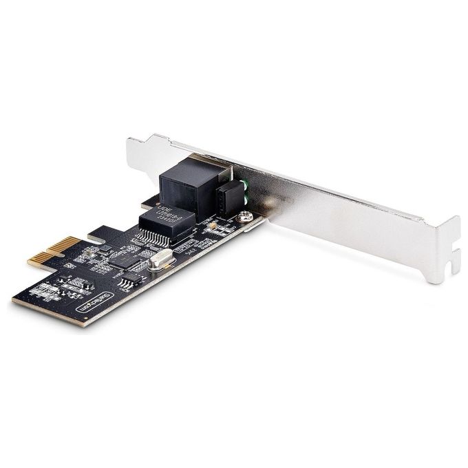 StarTech PR12GI-NETWORK-CARD Scheda di Rete PCIe 1 Porta 2.5 Gbps Intel I225-V NBASE-T Multi-Gigabit PCI Express colore Nero