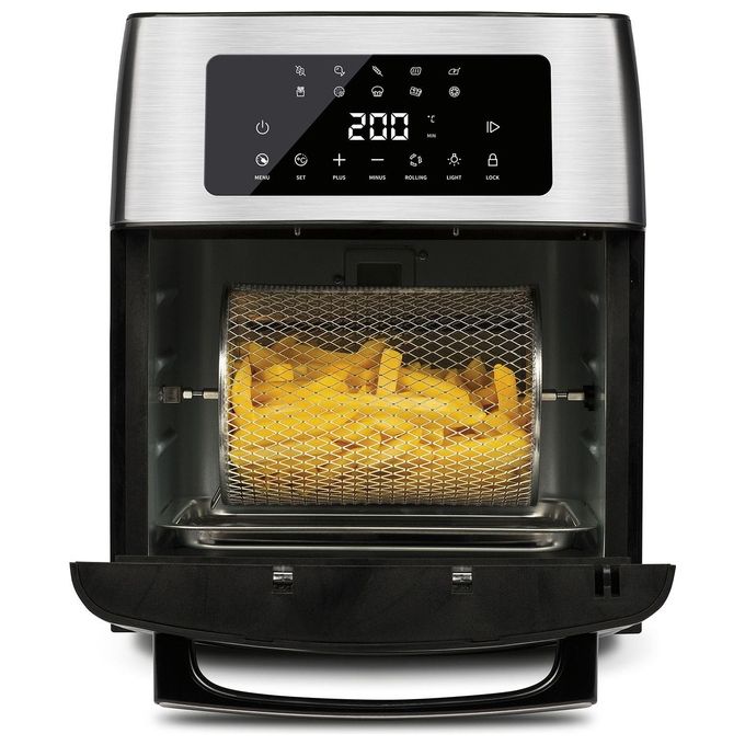 G3 Ferrari G1018200 Friggisano EVO Friggitrice ad aria 15 L 1700W 10 programmi Display digitale colore Nero