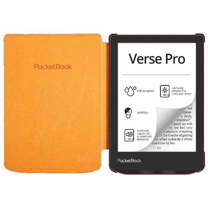 PocketBook Shell Cover per Verse - Verse Pro Arancio