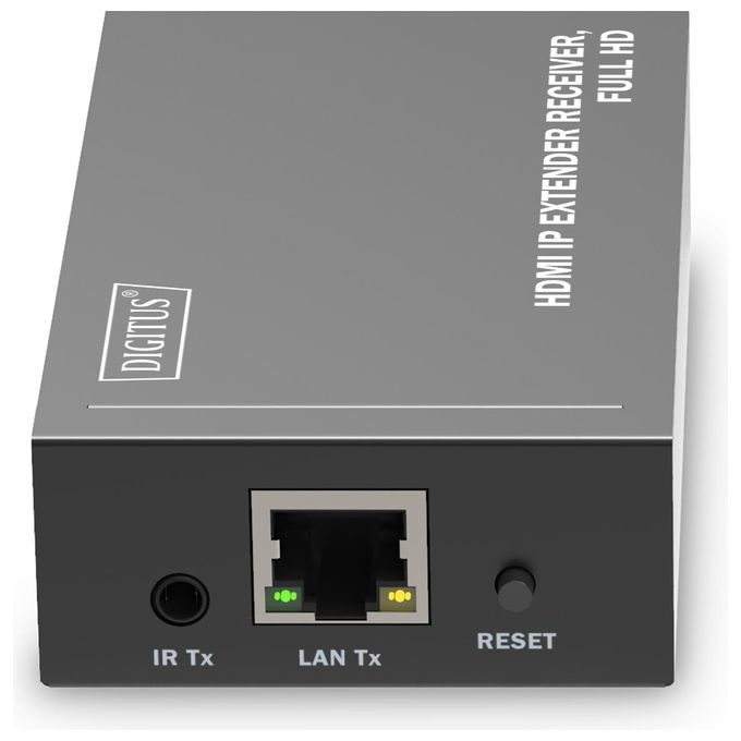 Digitus DS-55518 Ricevitore HDMI IP Extender Full HD 1080p 60Hz Supporto IR HDCP 1.3 colore Nero