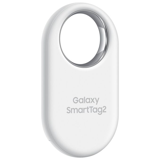 Samsung Galaxy SmartTag2 (1 Pezzo) Localizzatore Bluetooth con Modalita' Smarrito, Design compatto, Batteria a lunga durata, Resistenza IP67, White 2023