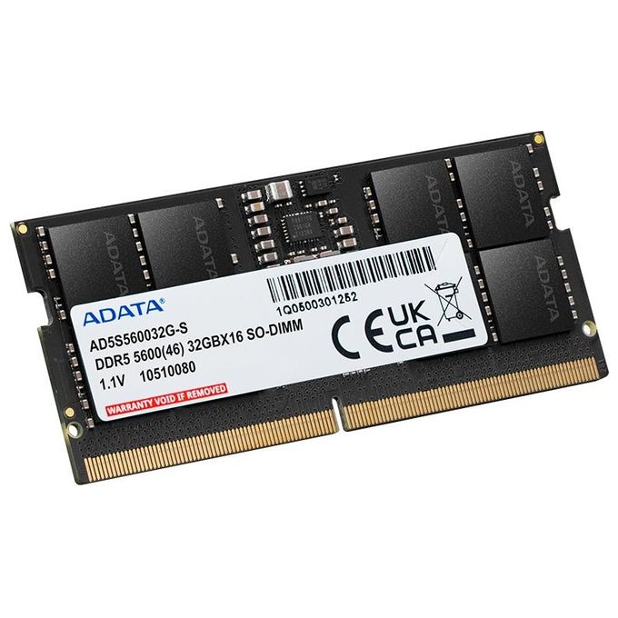 Adata AD5S560016G-S Premier Memoria RAM SO-DIMM 16 GB DDR5 5600 MHz CL46 1.1 V Data Integrity Check