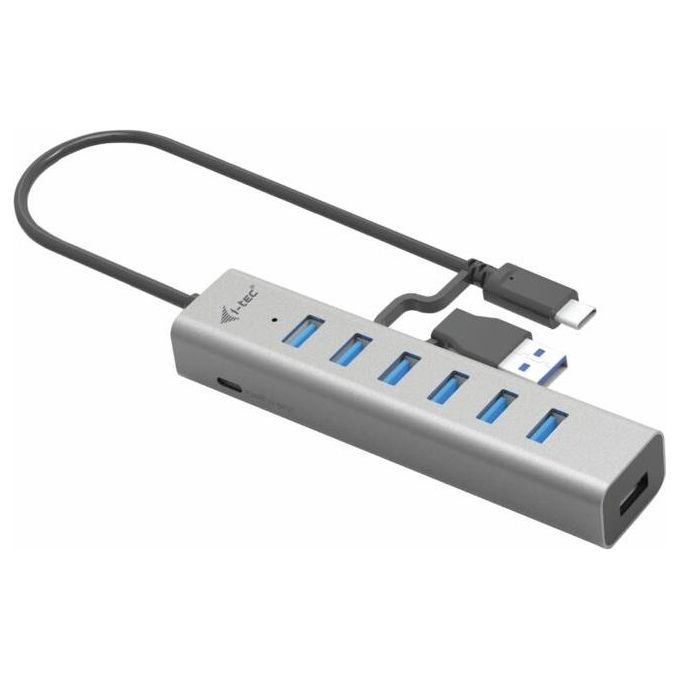 I-tec Usb-c Charging Metal Hub 7 Porte