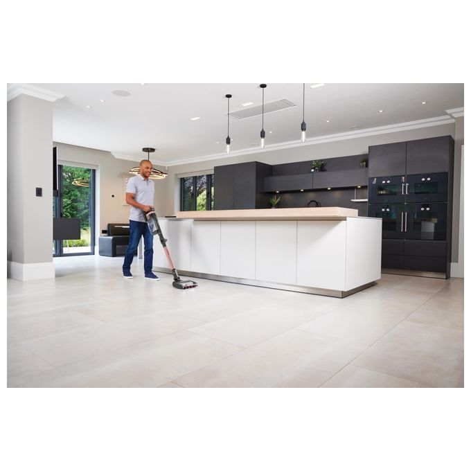 Shark IZ400EU Stratos Aspirapolvere a Bastone 2 in 1 Senza Filo DuoClean PowerFins Plus autonomia 60 min colore Nero Pesca
