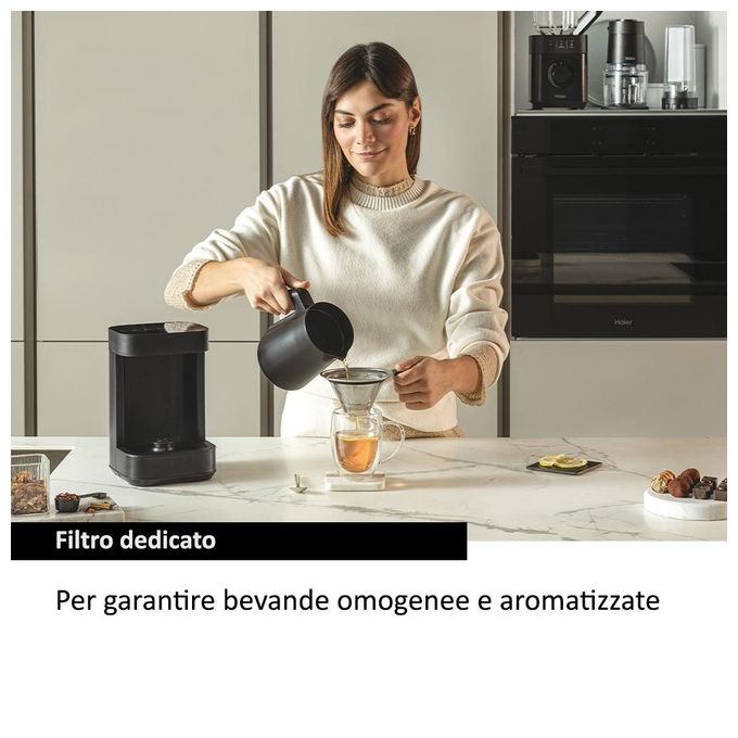 Haier Multi Beverage I-Master Serie 5 Nero Salvaspazio 3 in 1 6 Programmi Automatici