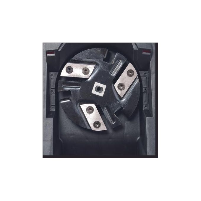 Einhell 3430710 REDAXXO 36-25 Biotrituratore a Batteria 36 V 3000 rpm 3 lame reversibili in acciaio speciale colore Nero Rosso