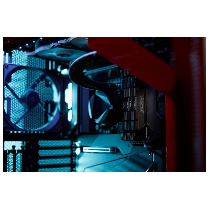 Kingston KF436C16RB12K2-32 FURY Renegade Memoria RAM DDR4 32GB 2x16GB 3600MT-s CL16 DIMM 288-Pin 1.35V Dual Channel XMP 2.0 colore Nero