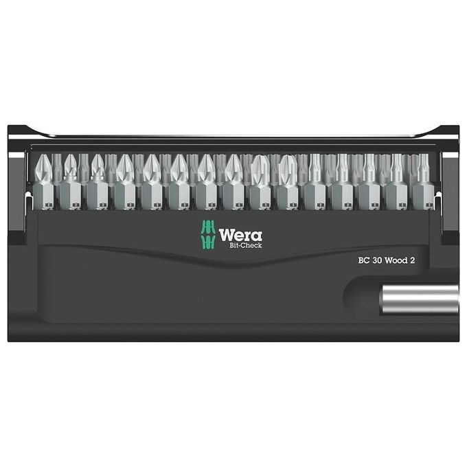 Wera Bit-Check 30 Wood 2 SB 30 Pezzi