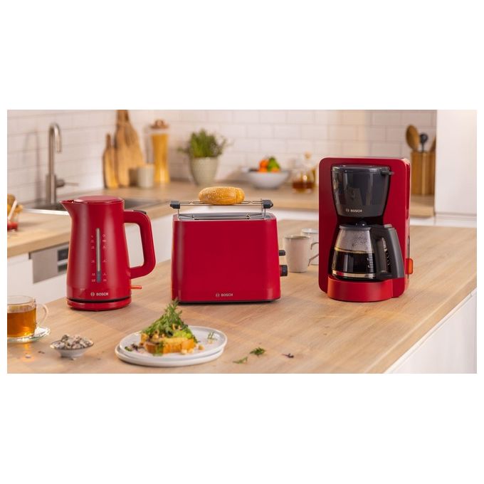 Bosch TKA3M133 MyMoment Macchina da caffe' americana 1,4 L 15 tazze 1200 W Funzione keep warm Serbatoio estraibile Sistema antigoccia colore Nero 1.25 L