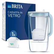 Brita Caraffa filtrante in Vetro Blu 2.5 Litri