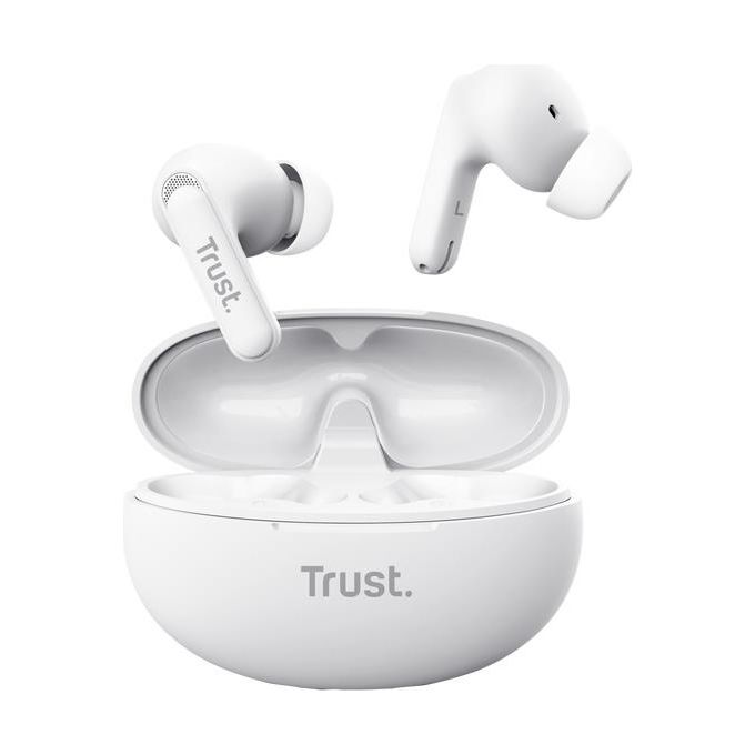 Trust Yavi Auricolare True Wireless Stereo (Tws) In-ear Usb Tipo-c Bluetooth Bianco