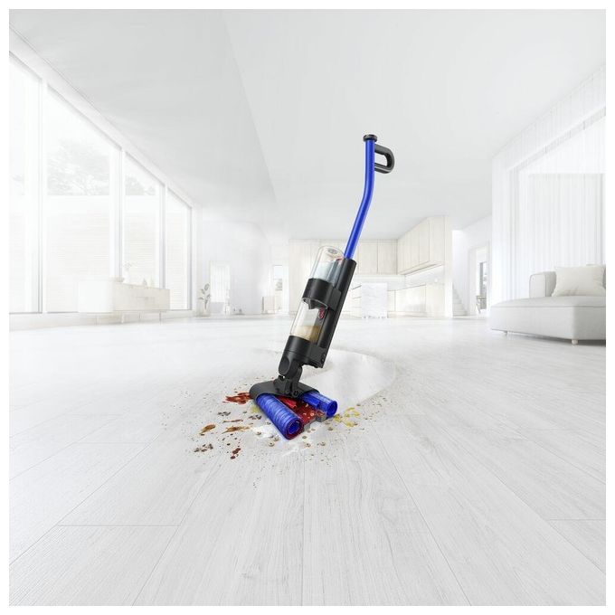 Dyson WR01 Wash G1 Aspirapolvere Lavapavimenti a Batteria Senza Sacco 1 L autonomia 35 min display LCD colore Nero Blu