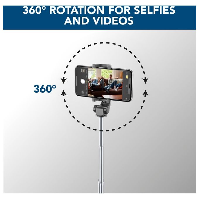 Cellular Line Asta Selfie Bluetooth Nero
