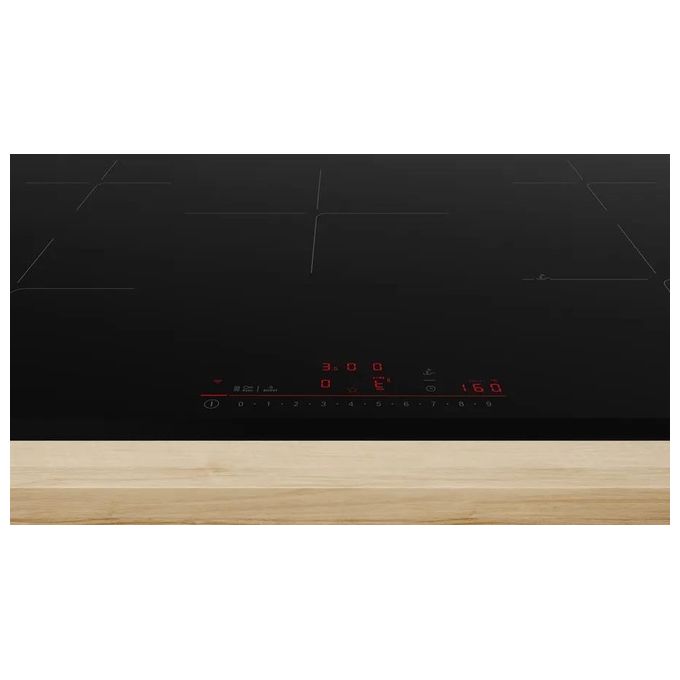 Bosch PIV83KHC1E Serie 6 Piano cottura a induzione 80 cm 5 zone DirectSelect Home Connect PowerBoost senza profili colore Nero