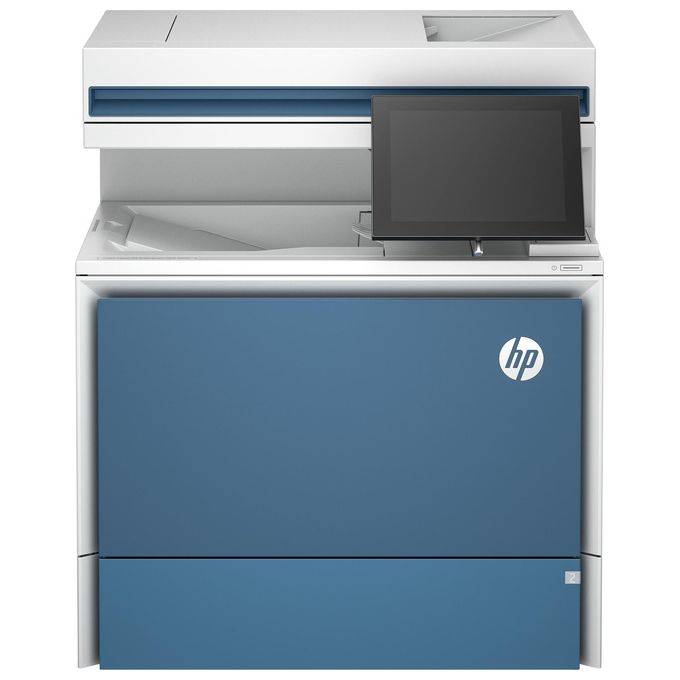 HP 6QN29A#B19 Color LaserJet Enterprise MFP 5800dn Stampante Multifunzione Laser A Colori con Touchscreen 20,3 pollici Gigabit LAN USB 3.0 e Fax Opzionale colore Bianco