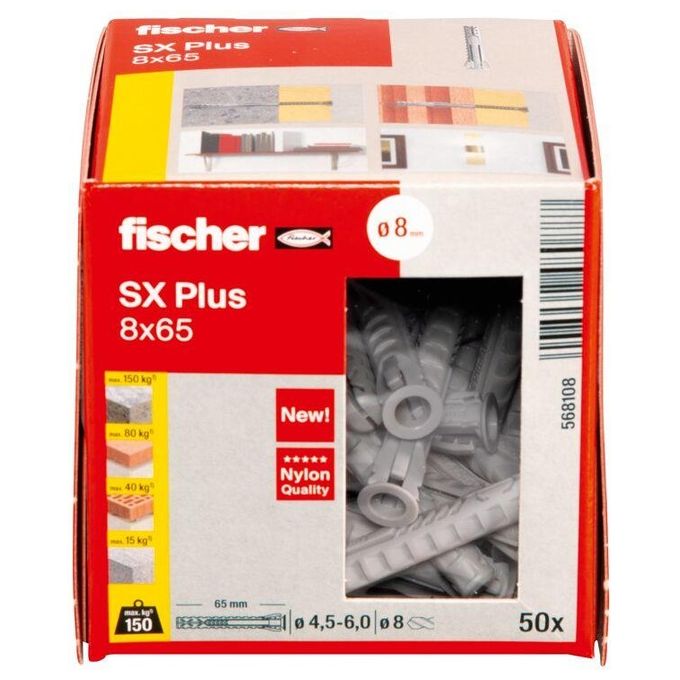 Fischer Tasselli SX 8x65 50 Pezzi