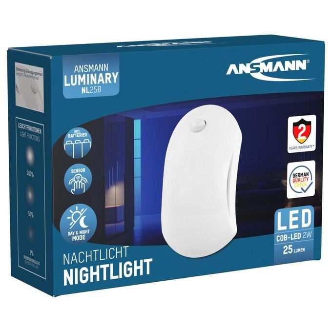 Ansmann NL25B Luce Notturna Bianco