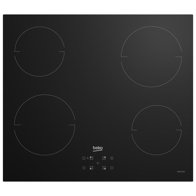 Beko HII64401QT Piano cottura a induzione 60 cm 4 zone Touch Control 5600 W IndyFlex+ colore Nero