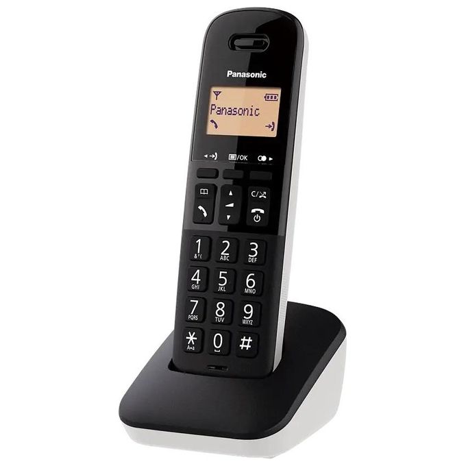 Panasonic KX-TGB610JT Cordless display 1,4'' Blocco chiamate ID Rubrica Nero-Bianco