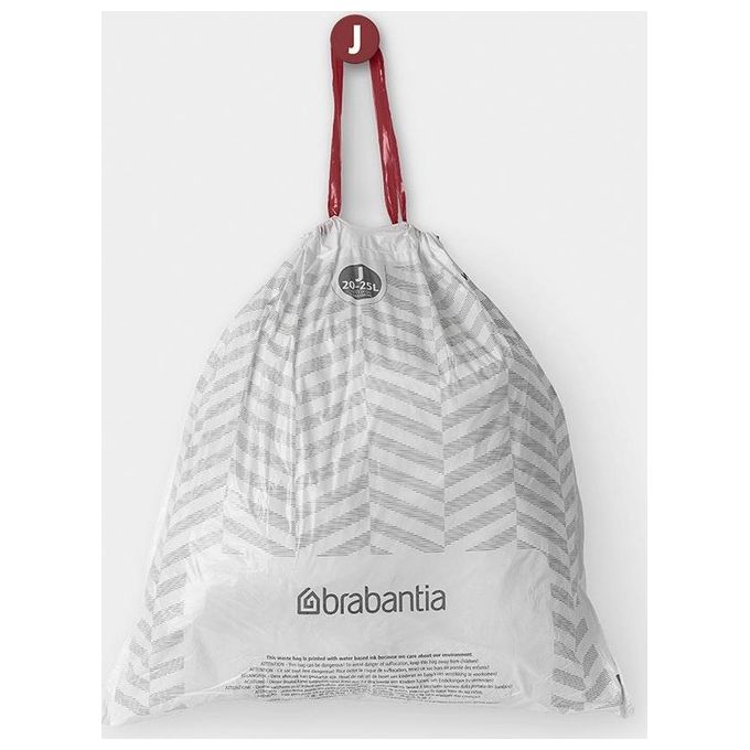 Brabantia PerfectFit Sacchi Immondizia Tipo J 20-25 Litri 40 Pezzi