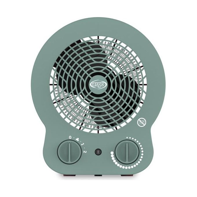 Argo DORI MINT Termoventilatore Stufa elettrica Caldobagno Potenza 2000 Watt colore Menta