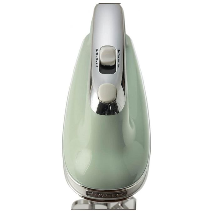 Ariete 1548 Vintage Sbattitore Manuale 450W 5 Velocita' Funzione Turbo 2 Fruste Acciaio Inox colore Verde