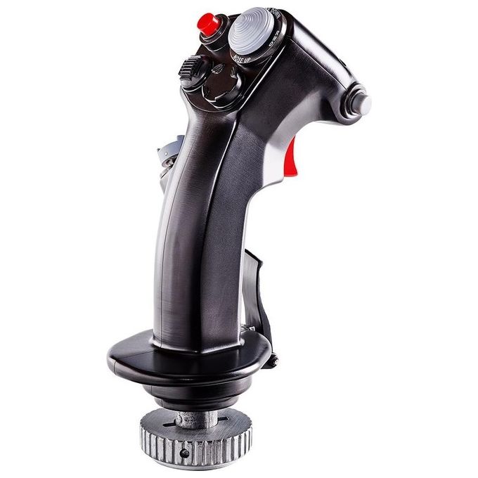 Thrustmaster 2960848 F-16C Viper HOTAS Add-On Grip Maniglia per Simulazione di Volo 19 Pulsanti Azione Grilletto Metallico a 2 Stadi Sensore Magnetico Hall Colore Nero