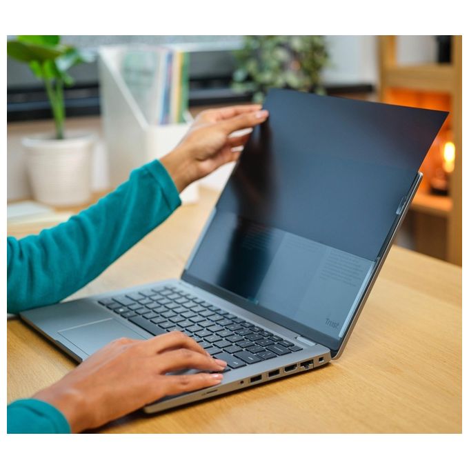 Trust 25194 Primo Filtro Privacy Laptop 14'' Senza Bordi Angolo 60° Antiriflesso Antigraffio Anti Luce Blu colore Nero
