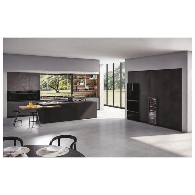 Haier HWS77GDAU1 Wine Bank 50 Serie 7 Cantinetta Vino 77 Bottiglie 2 Zone WiFi Classe G 37 dB colore Nero