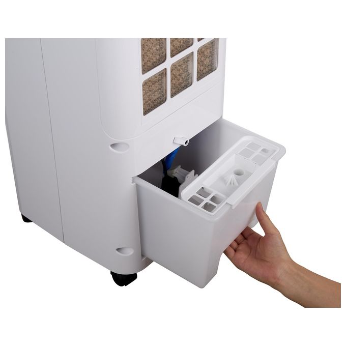 Midea AC100-18B Serie 3000 Raffrescatore evaporativo portatile 50W 5L 3 velocita' per ambienti fino a 15 m² 56 dB colore Bianco