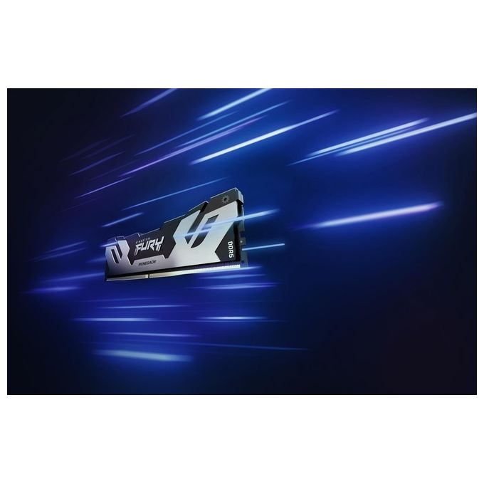 Kingston KF564C32RS-48 FURY Renegade Memoria RAM 48 GB DDR5 6400 MT-s CL32 DIMM XMP 3.0 colore Argento