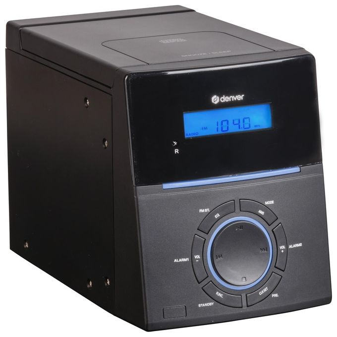 Denver MCA-240 Microsistema Audio per la Casa Lettore CD Radio FM 40 W Display LCD Telecomando colore Nero