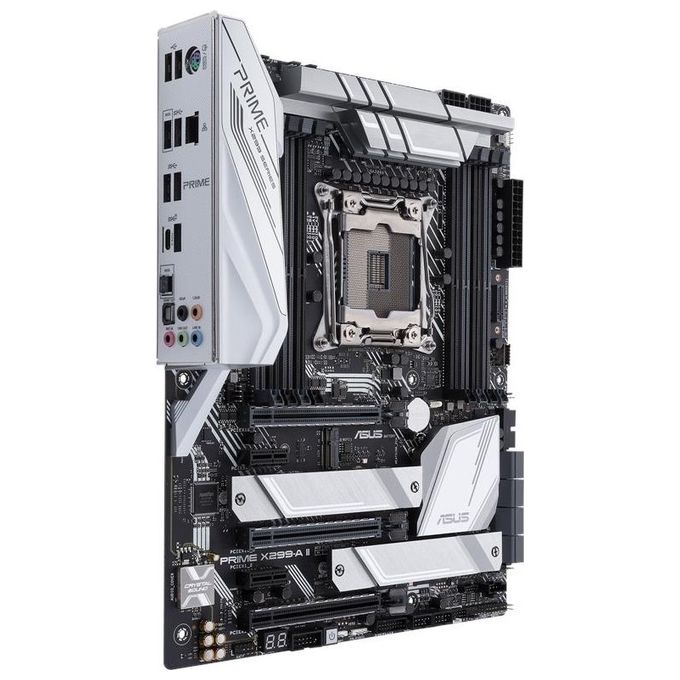 ASUS PRIME X299-A II Scheda Madre Intel ATX LGA 2066 per Processori Intel Core X-Series, con Overclocking AI, DDR4 4266 MHz, Triple M.2, USB 3.2 Gen 2 Type-C, Aura Sync RGB
