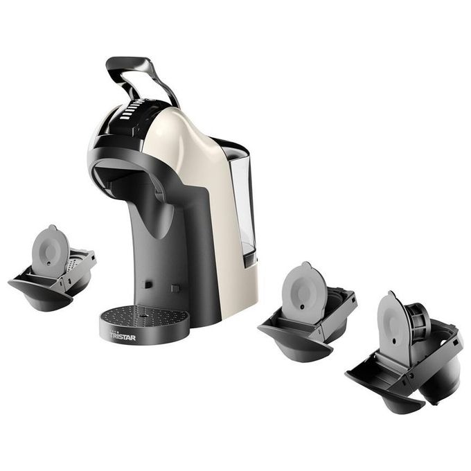 Tristar CM-2301 Macchina da caffe' a Capsule Nespresso Dolce Gusto 1 L 19 bar 1400 W Spegnimento Automatico colore Crema