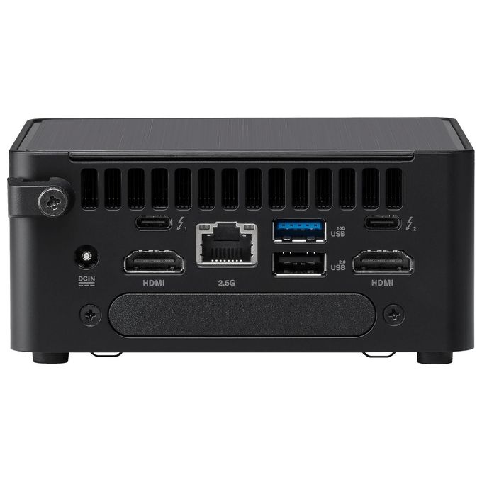 ASUS 90AR0072-M00040 NUC 14 Pro Mini PC barebone Intel Core 3-100U DDR5 fino a 96 GB Wi-Fi 6E Thunderbolt 4 HDMI 2.1 colore Nero